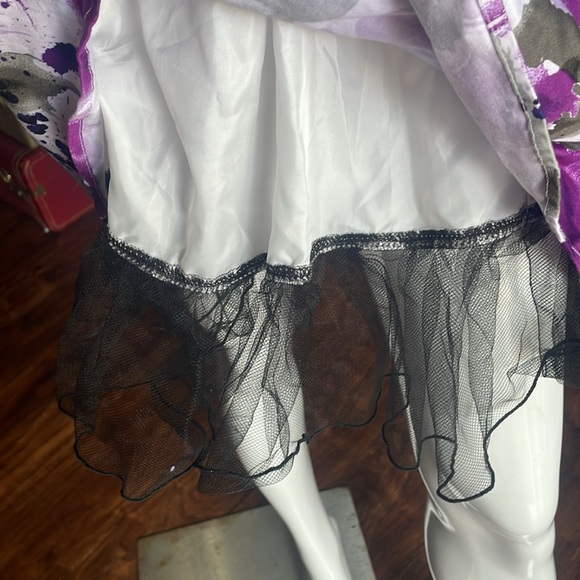 3/$20 Y2K Does Rockabilly Purple & Black Circle Sundress Byer Size Seven - Picture 8 of 11